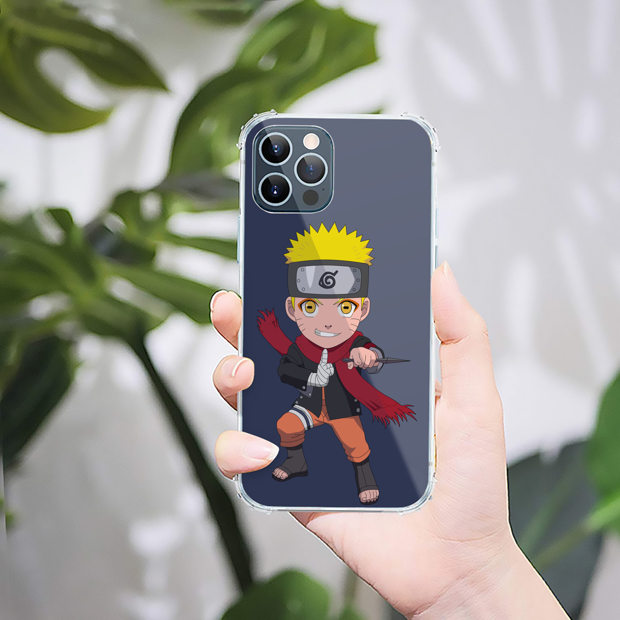 （画像用） NARUTO -ナルト- うずまき ナルト Uzumaki Naruto 【iPhone 12シリーズ対応】透明スマホケース（クリアソフトケース）
